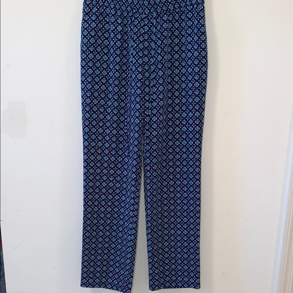 Talbots Blue Patterned Women's Pants